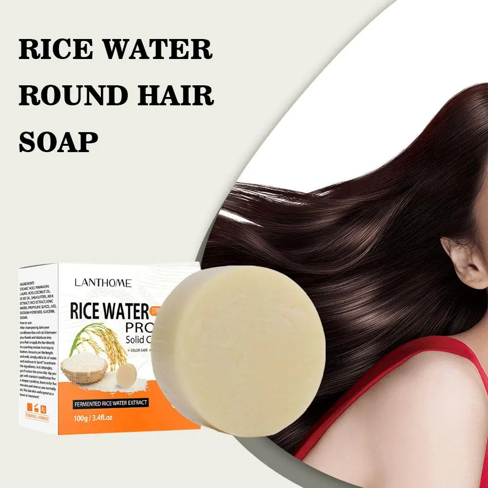 

Organic Rice Shampoo Soap Bar Oil Free Conditioning Bar Water Protein Hair Rice Soap Soap Nourishing Anti-loss J7N8