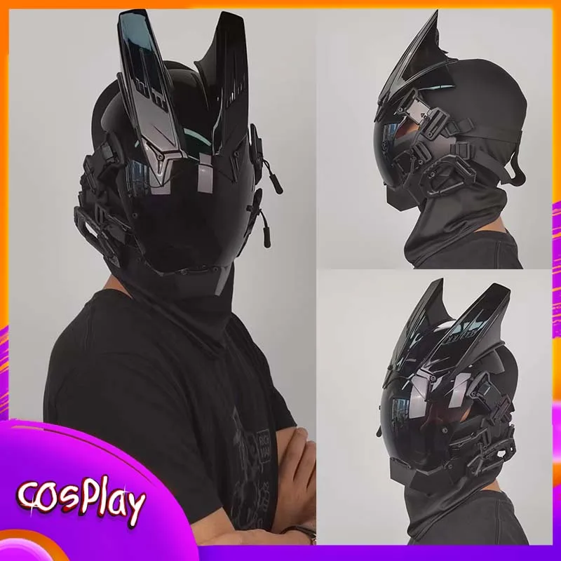 

Маска Киберпанк Базовая серия: Костюмы для косплея, маска механического воина, для Хэллоуина, карнавала, Комик-Кона, реквизит для косплееров, шлем, подарок для взрослых