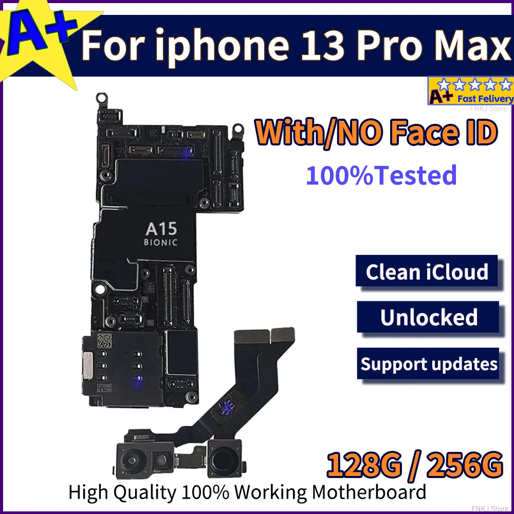 لوحة أم تم اختبارها غير مقفلة لهاتف iPhone 13 Pro Max مع لوحة منطق CLean iCloud تدعم تحديث IOS