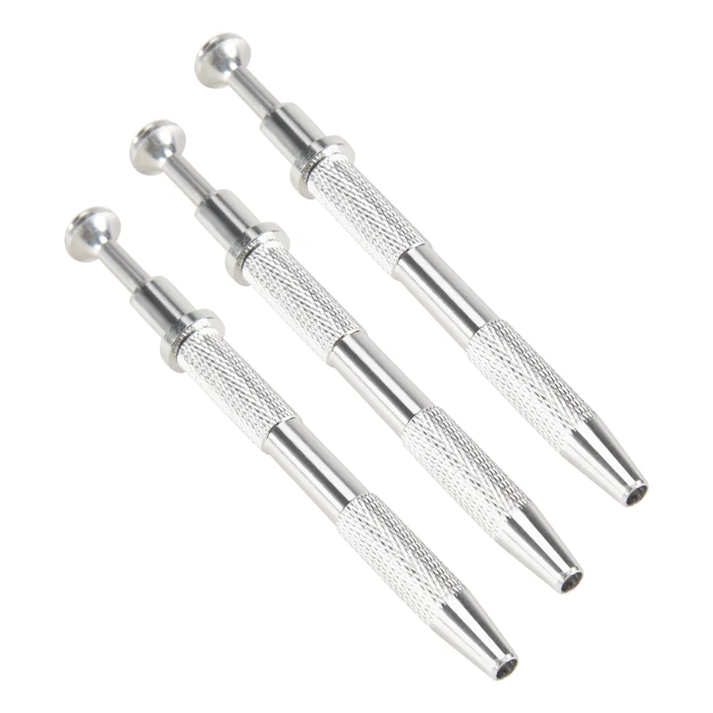 

3 Pack Stainless Steel 4-Claw Pick Up Tool, 4 Prongs Grabber For IC Chip, Electronic Components, Silver-ABXK