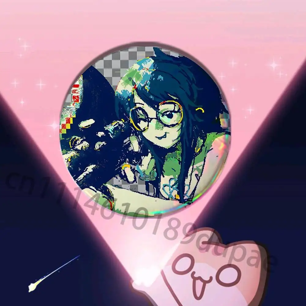 H-Homestuck J-Jade Harley Button Pin Single Pack Anime Merch for Ita Bags Badge Collectible Buttons TH