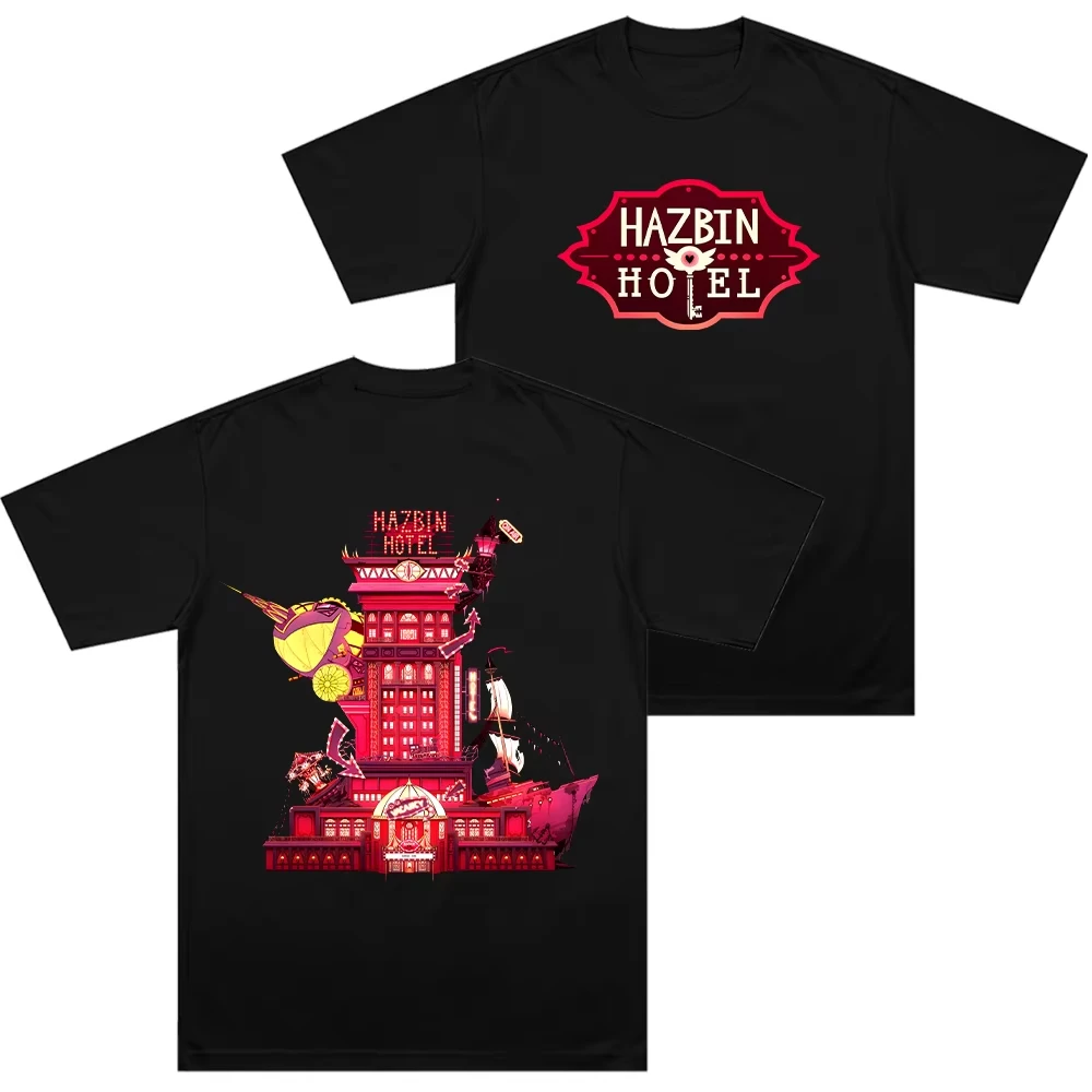 Camisetas Charlie Morningstar HazbinHotel Anime, camisetas unisex de verano para mujeres y hombres, ropa informal de manga corta de algodón para calle