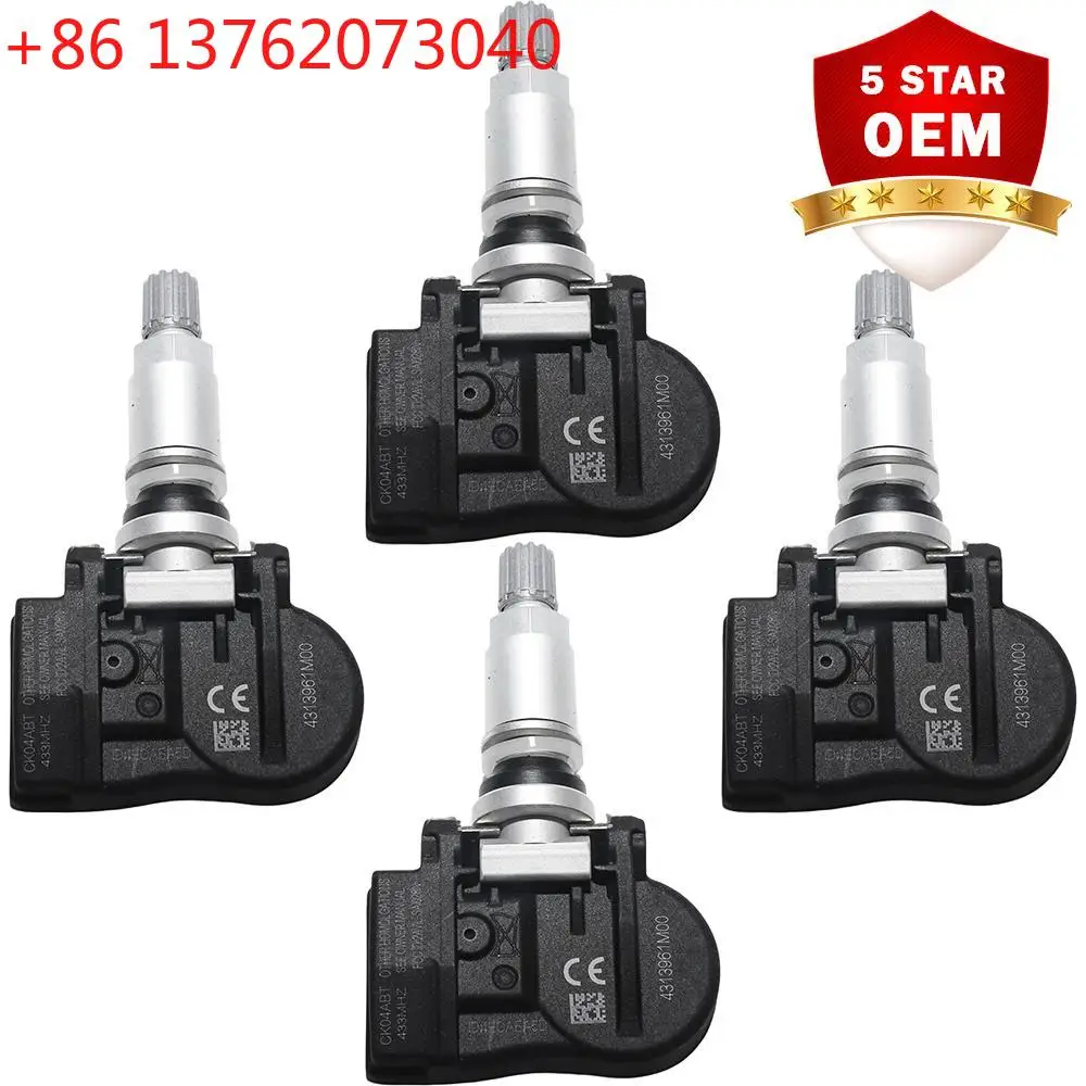 TPMS Tire Pressure Sensors 433MHz For Suzuki Grand Vitara SX4 Swift Alto Jimmy Baleno Celerio Ciaz Splash 4313961M00 S180052024D