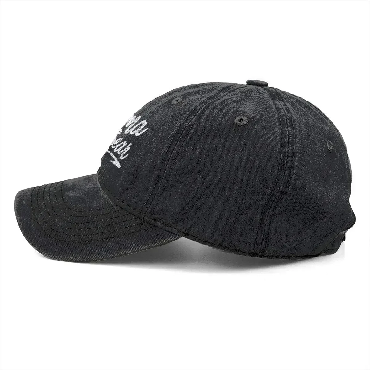 Unisex Mama Bear Denim Hat Adjustable Washed Dyed Cotton Dad Baseball Caps Funny Black Trucker Hat Snapback Cap