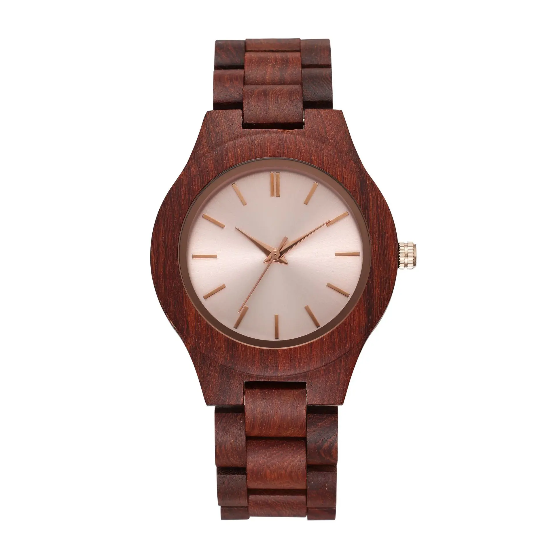 Round Gold Tone Female Watch Imitation Diamond Dial Elegant Pointer Anniversary Gift Quartz Wristwatch