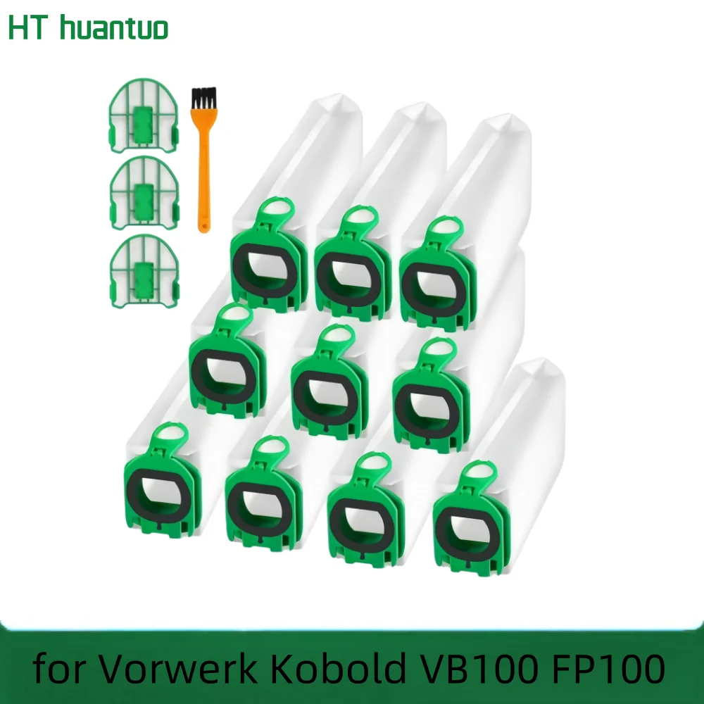 

Suitable for Vorwerk Kobold VB100 FP100 vacuum cleaners - non-woven dust collection bags, garbage bags, and filter screens