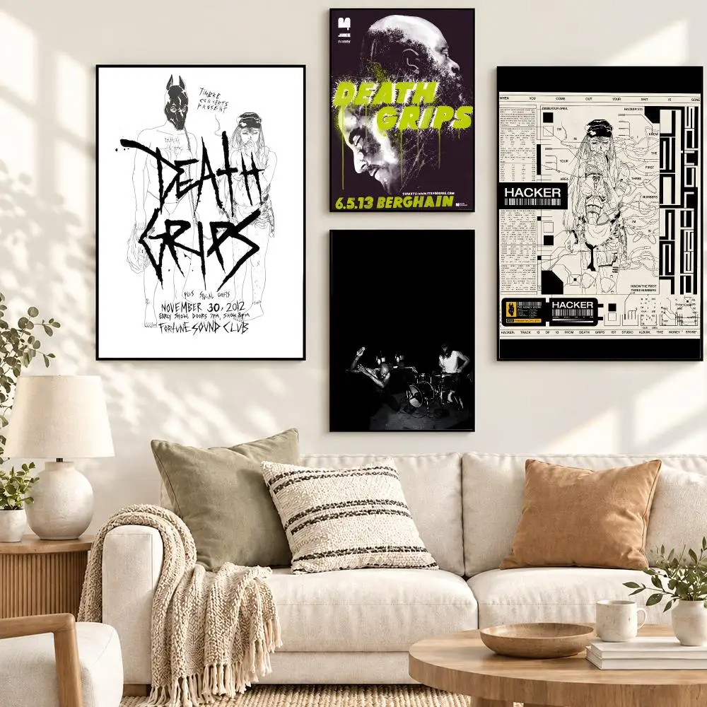 Death Grips Singer Music Album Series Retro Visual Poster Decorative art prints for the home, holiday gifts, unframed