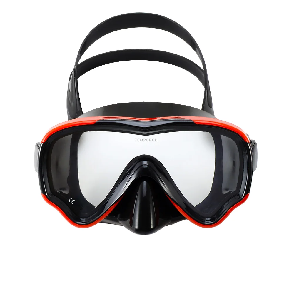 Professional Kids Snorkel Swim Mask Child Diving Mask Anti-Fog Swimming Goggles With Nose Cover For Snorkeling Swimming Training