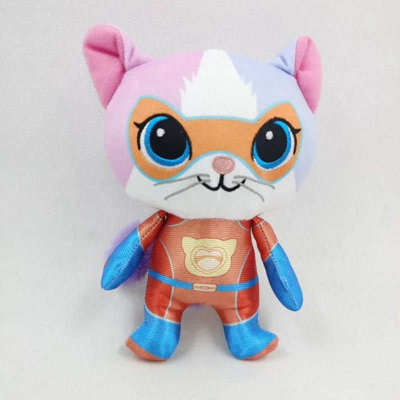 Peluche Kawaii Super Kitties Team, Anime, Animal, Beurre, Doux, Chat, Cadeau d'anniversaire, 18cm