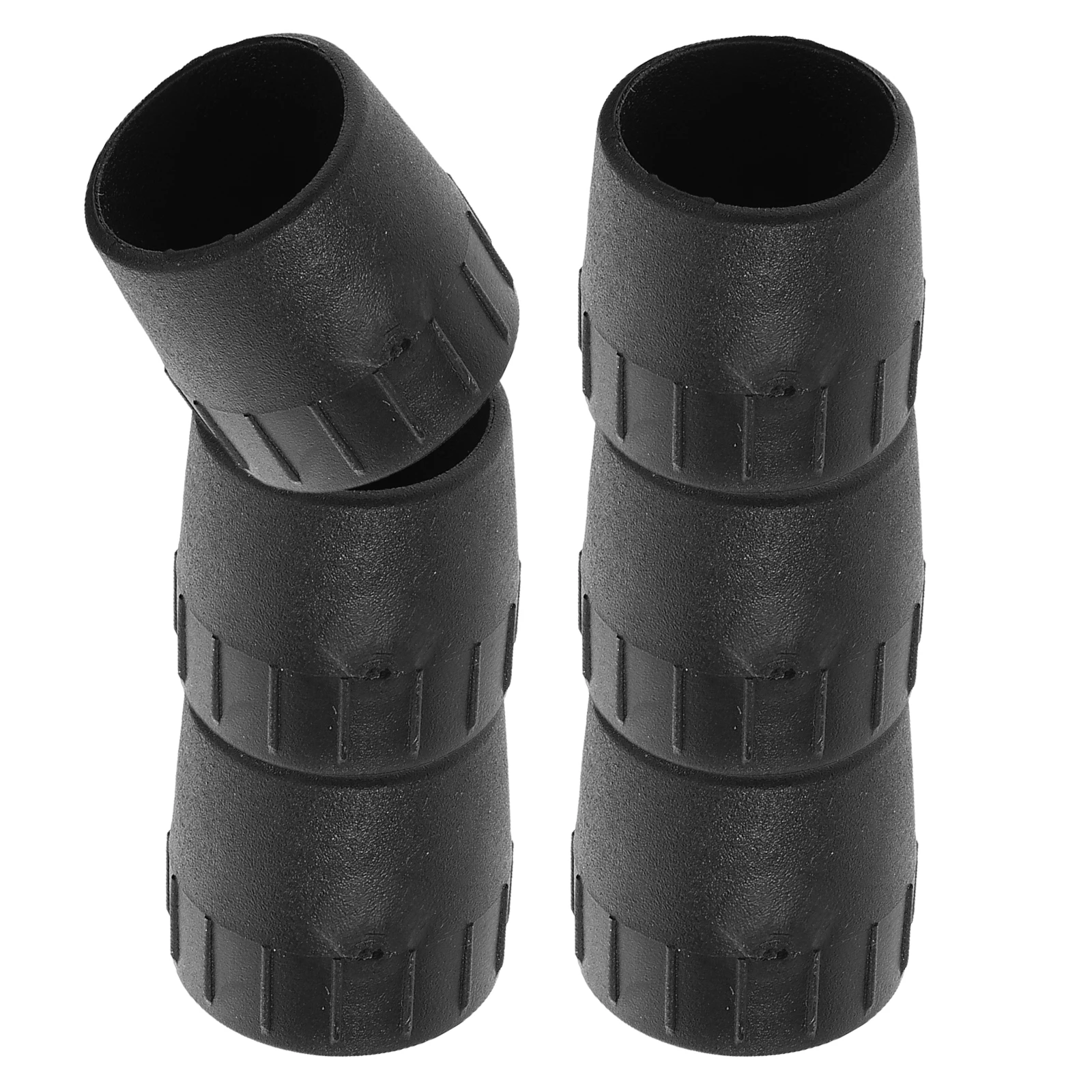 

6 Pcs Microphone Stand Cap Bling Prop Mini Drum Feet Cb Holder Retractable Black Adjustable