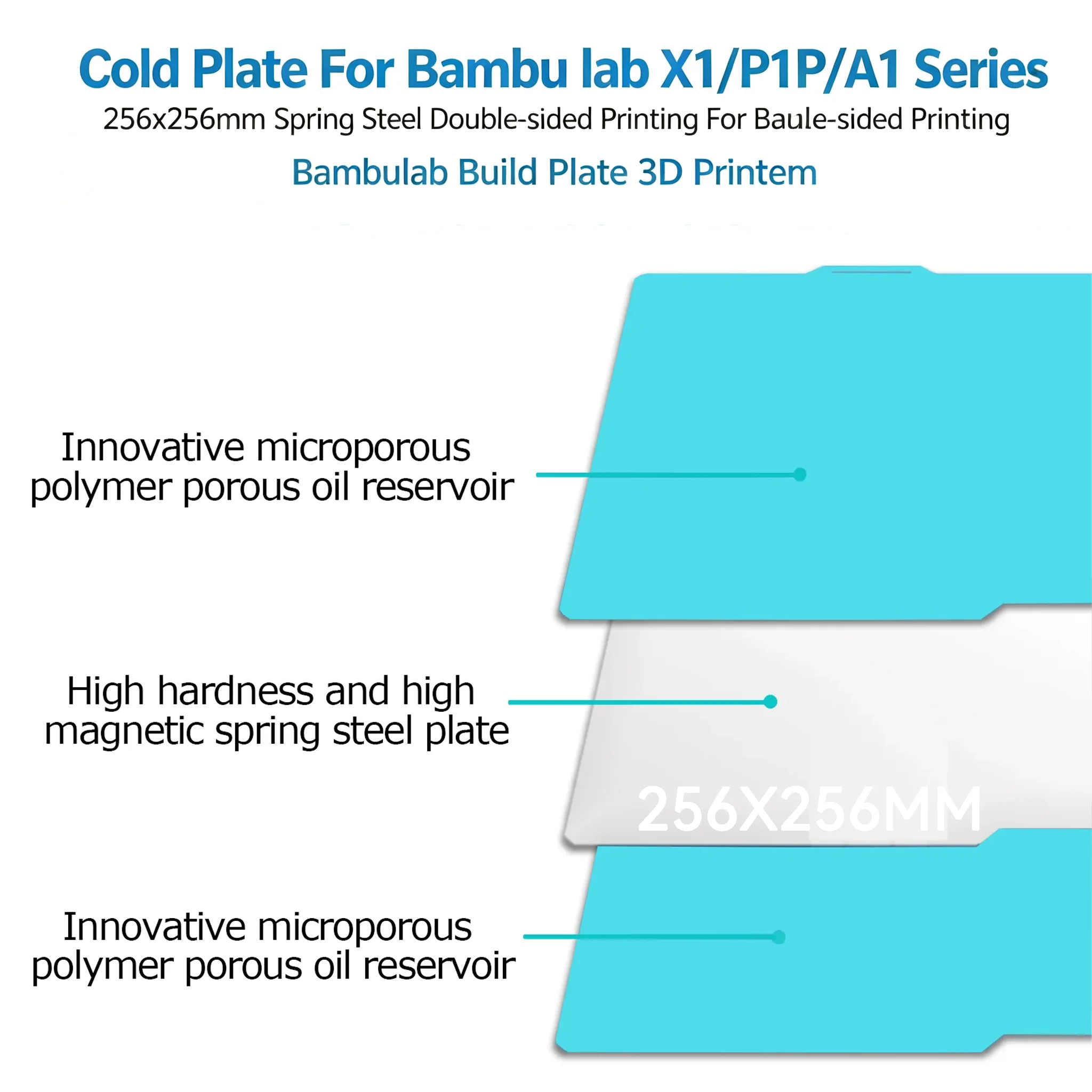 3D Printing Bambu Lab A1 - Cold Plate For Bambu Lab X1/P1P/A1
