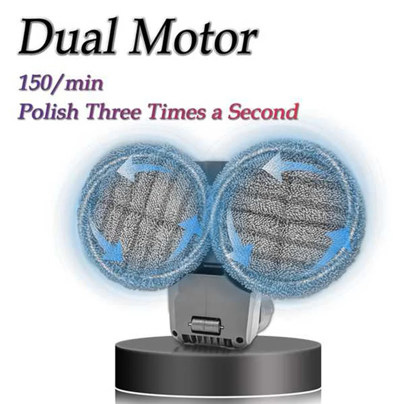 

BAAO-For Dyson V7 V8 V10 V11 V15 Vacuum Cleaner Mop Attachment With Removable Water Tank Electric Wet Dry Mopping Head