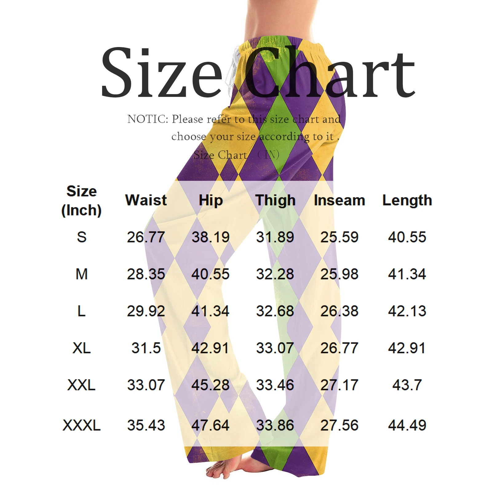 Wide-Leg Pants Women'S Carnival Printed Trousers Loose And Casual Design With Elastic Waistband And Drawstring Pockets Pants