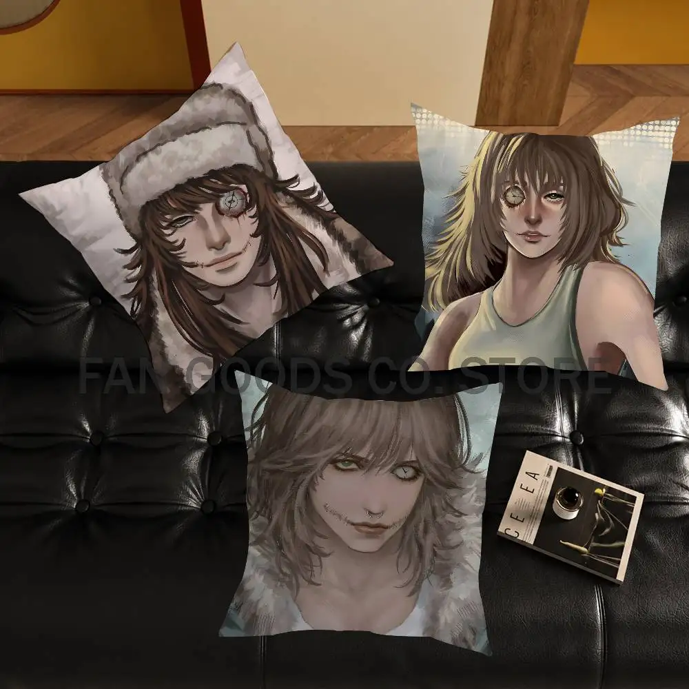 

For C-Creepypasta Clockwork Pillow Case Ultra Soft Skin Friendly Fabric Cloud Like Comfort & Concealed Zipper