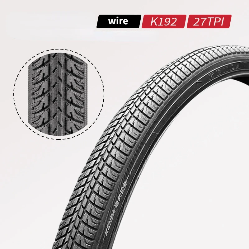 K192 bicycle tire 24 26 * 1-3/8 tire, old-fashioned city tire, ladies' tire 27TPI