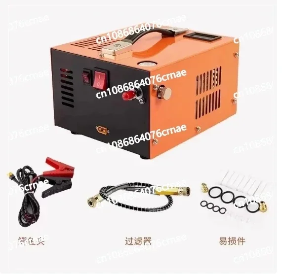 New 300W Air Compressor 4500PSI Portable  Compressor Auto-Stop Oil Free Tank Pump for Air Rifle Scuba Diving Bottle