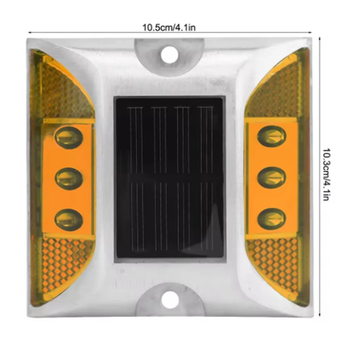 ABJZ LED Zonne-energie Grondmarkeringslichten Waterdichte buitenoprit Road Highway Spike Lamp