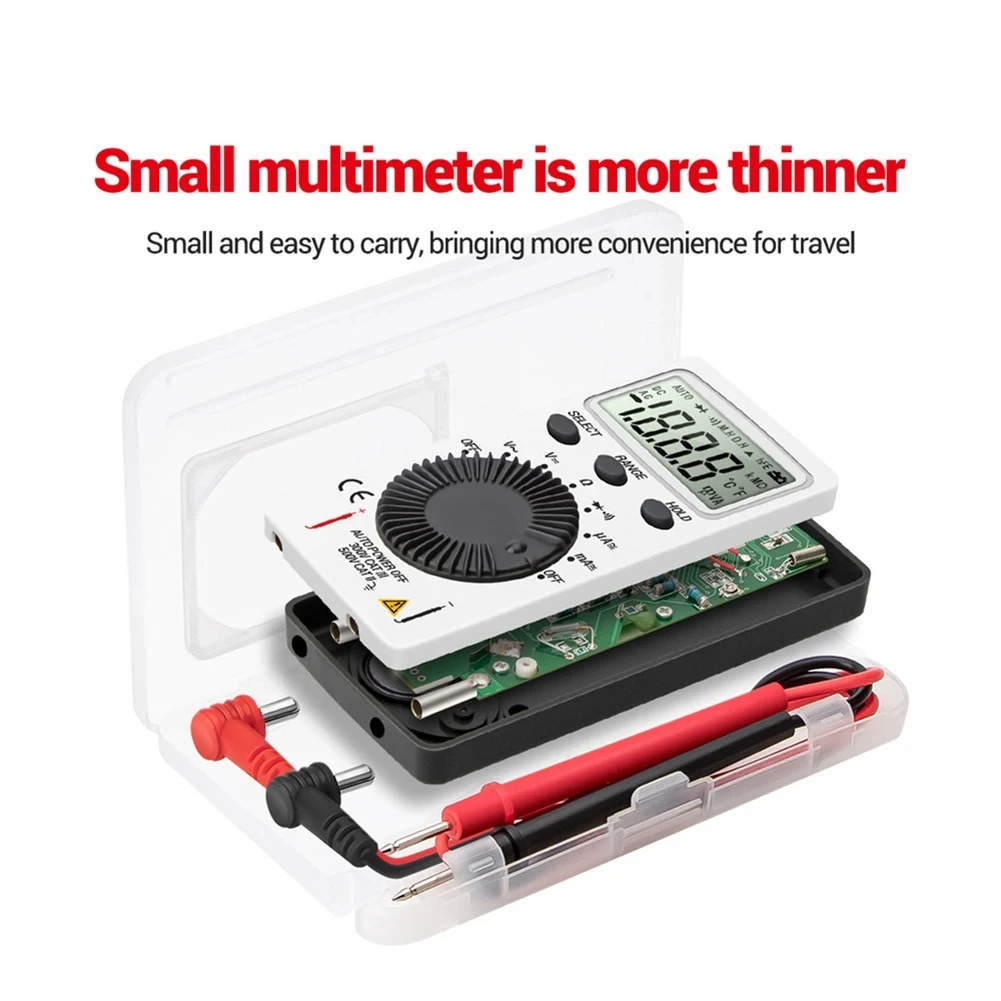 multimetro tester AN101 Mini Digital Multimeter Multimetro Tester DC/AC Voltage Current Lcr Meter Pocket Professional Testers image 2