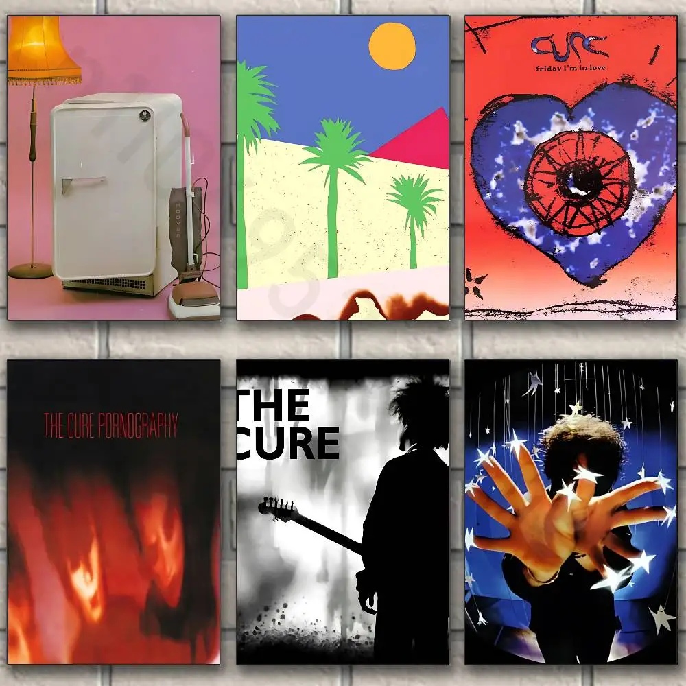 Rock Band C-Cure new group Poster HD home decor sticky wall waterproof home living room bar aesthetic decor