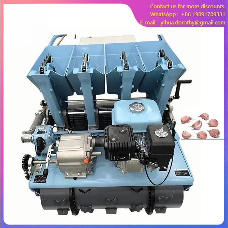 Hot Sales 5 Rows Garlic Planter UUY-5 Hand Garlic Planting Machine Professional Gaso line Garlic Seeder