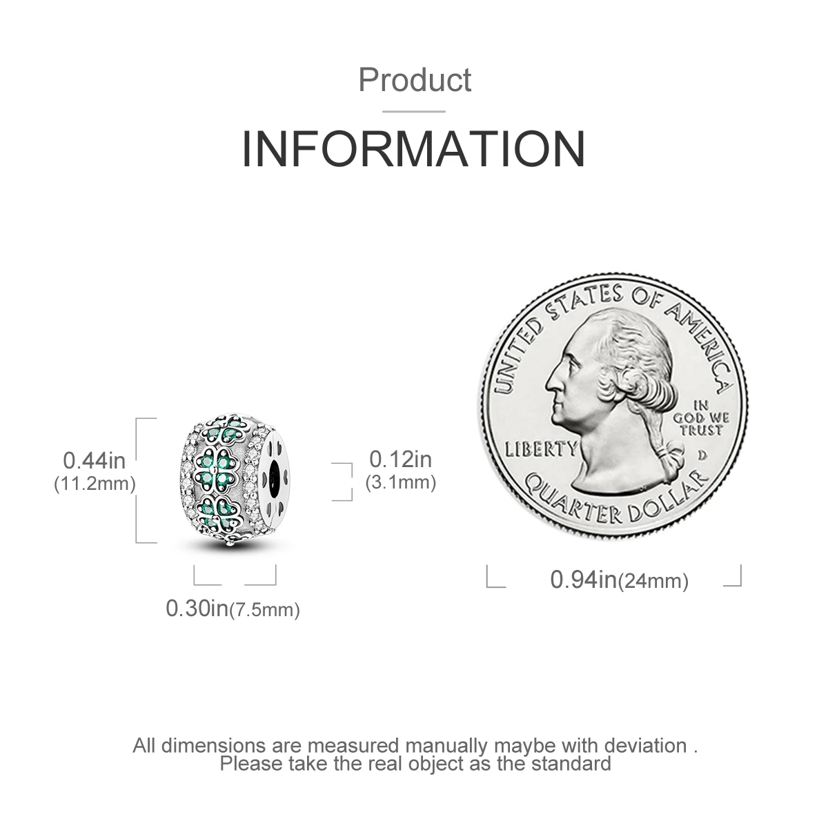 Charms passend für Originalperlen, 925er Sterlingsilber-Clip-Charms, Zirkon-Silikon-Abstandshalterperlen, passend für Armbänder, Damen-DIY-Geschenk – Detail 21