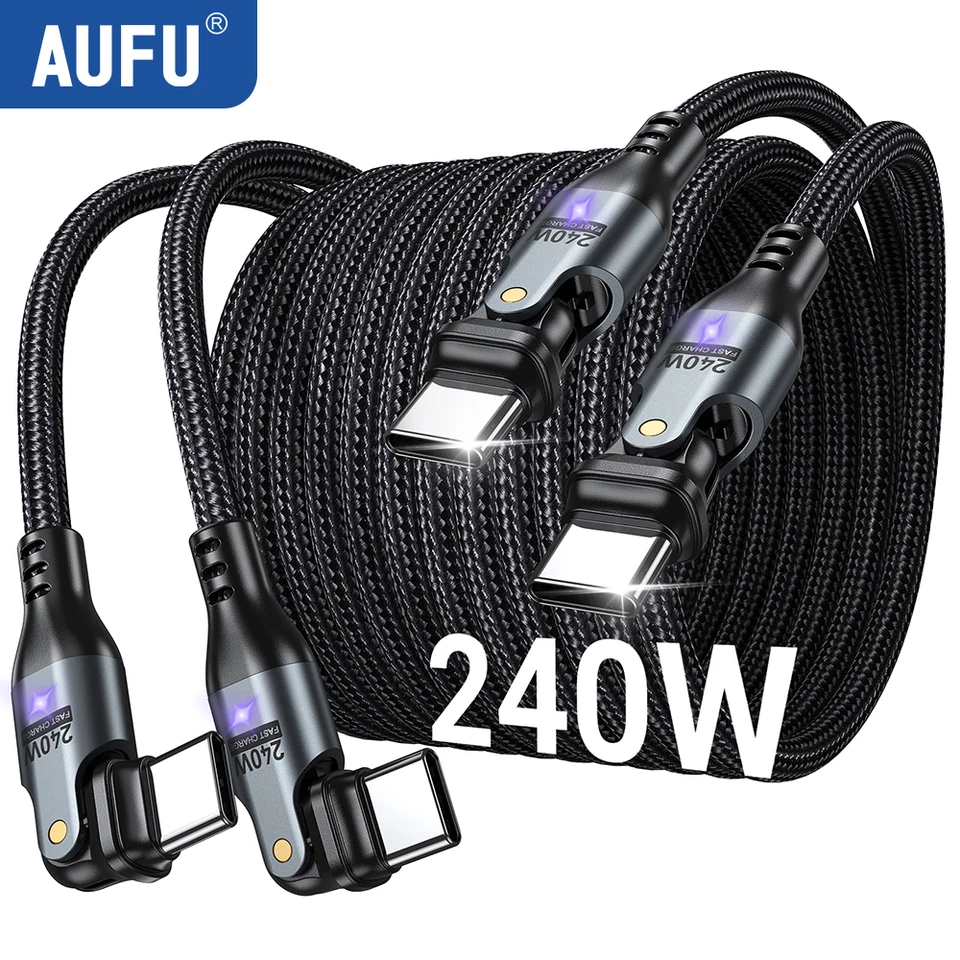 240W Fast Charging USB C to USB C Cable
