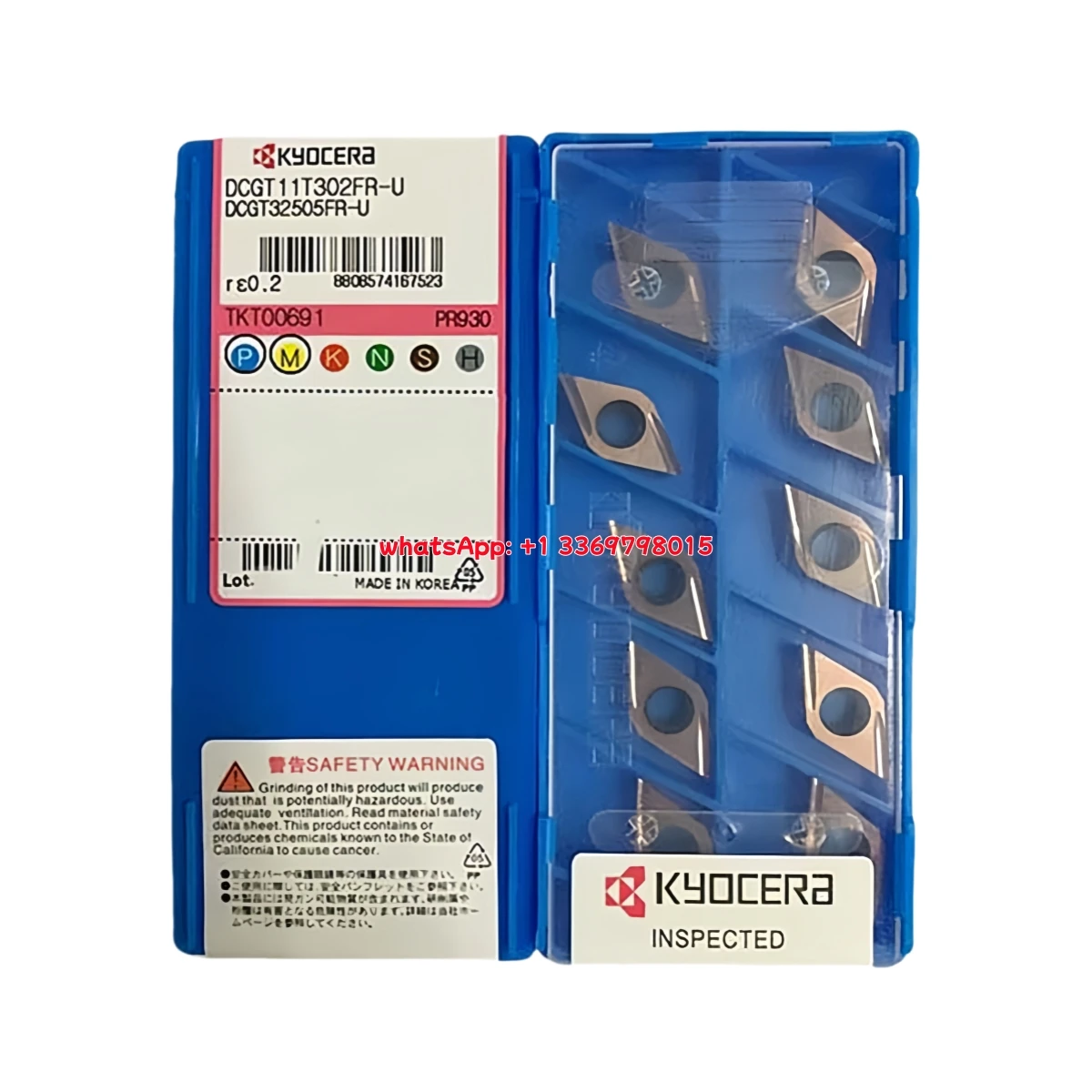 

100% Original DCGW DCGW11T304 KW10 Turning Insert