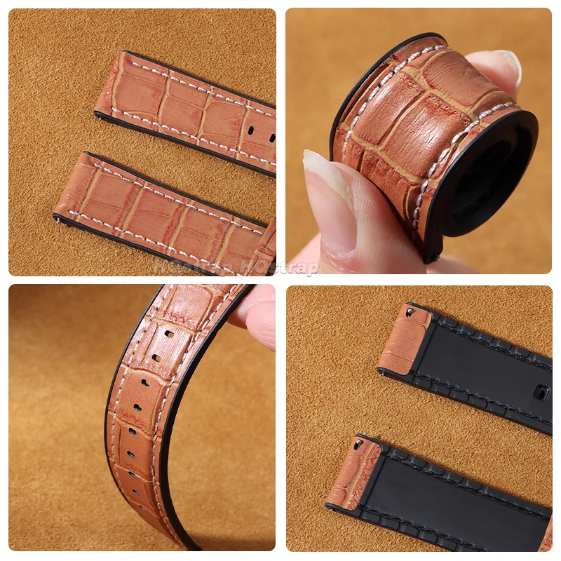 Силиконовый кожаный ремешок 20 мм 22 мм для Huawei Watch GT2 GT3 42 мм 46 мм, быстросъемный сменный браслет для часов для мужчин и женщин