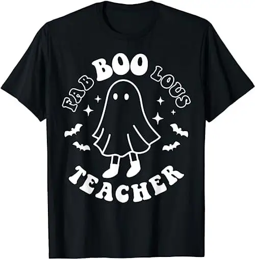 Fab Boo Lous Teacher Funny Ghost Halloween Horror T Shirt SweaT 29891