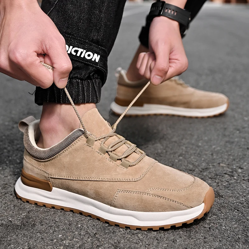 

Вездеходные кожаные броги с глубоким протектором и водонепроницаемым верхом | Всепогодное уличное обувь, мужские кроссовки