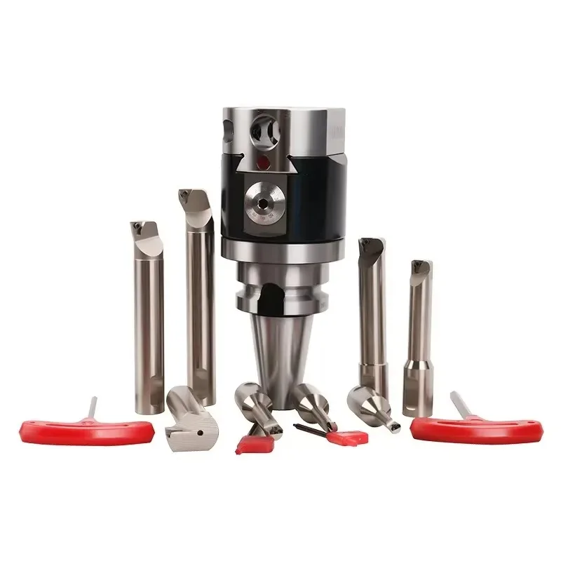 2026 High Precision Adjustable Fine Boring Head BT30 BT40 BT50 Boring Tool Shank NBH2084 Boring Head Set