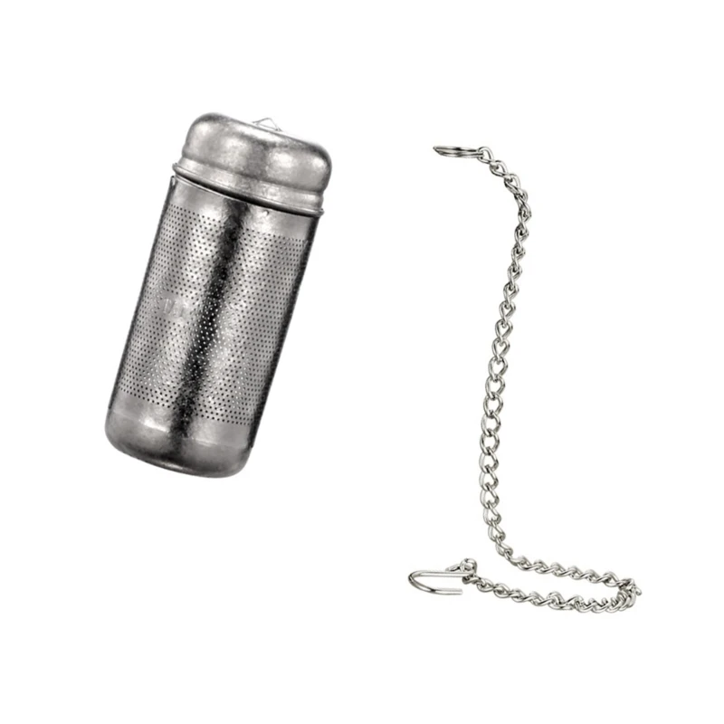 Fine Meshes Teas Infuser for Loose Leaf Teas with Extended Chain Hook Easy to Use Strainers for Relaxing Afternoon