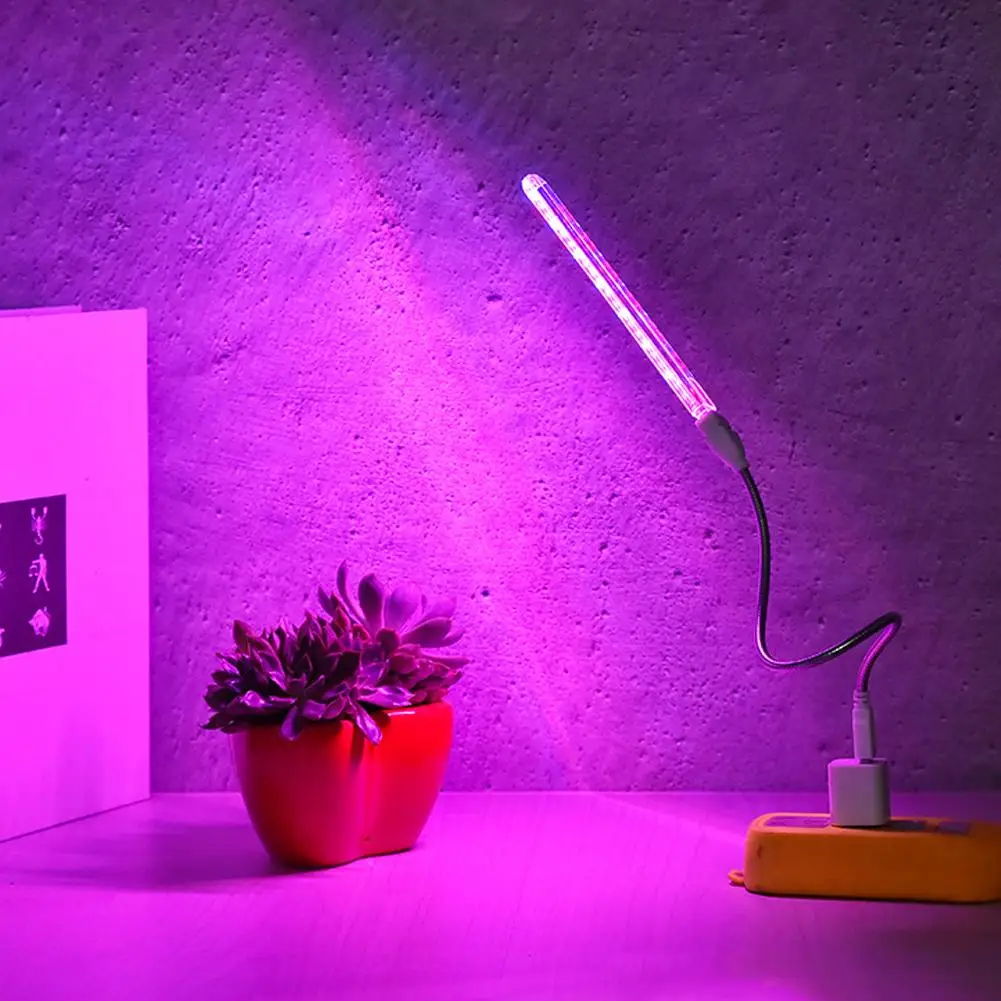 

5V LED Grow Light Full Spectrum Plant Lamp with Flexible Hose Indoor Greenhouse Phyto USB Lamp Flower Seedling Hydroponic Light