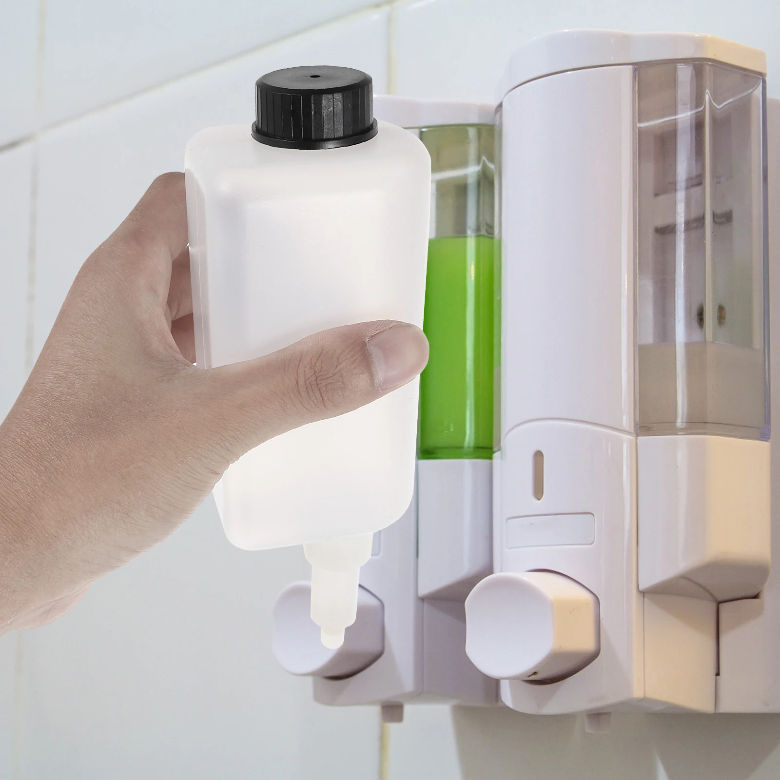 

Soap Dispenser Parts Replacement Silicone Long Lasting Easy Install Bath Kitchen Container Accessories