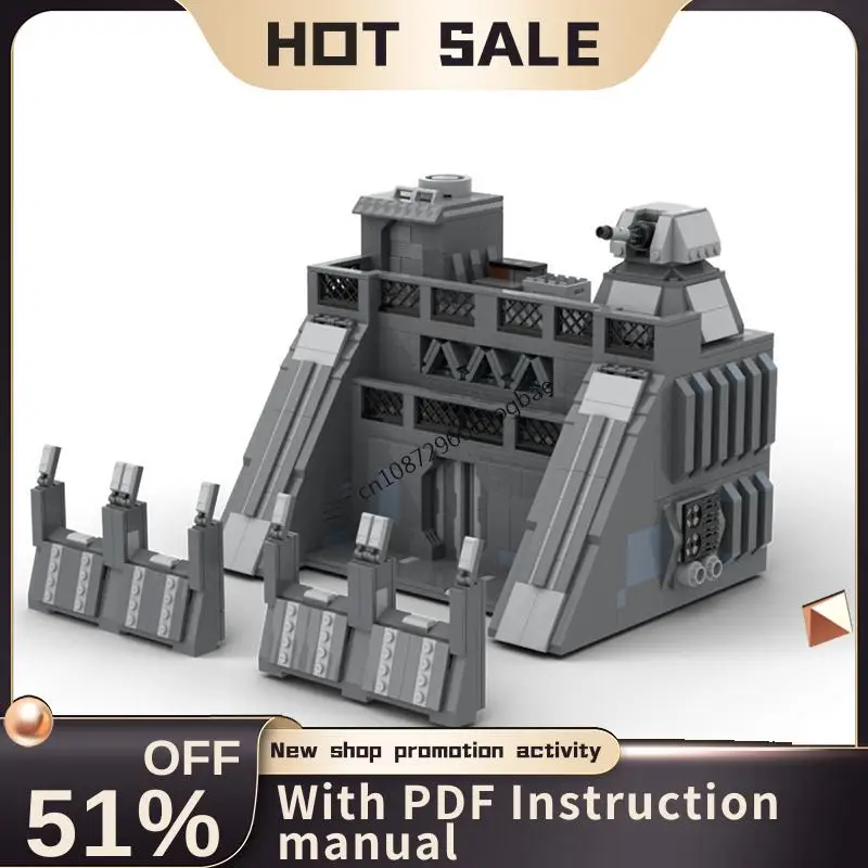 

New 1779Pcs Famous Star Battle Movie Moc Soldier Outpost Model Building Blocks Diy Creative Ideas Kids Toys Birthday Gifts