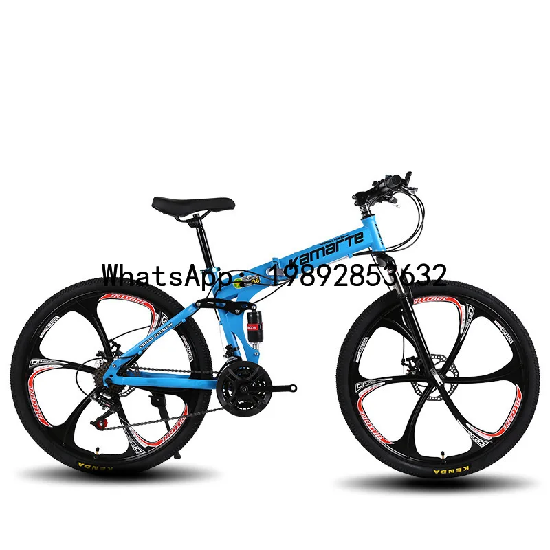 

V5.11 soft-tail folding mountain bike - adult, shock absorbing, off-road, variable speed, commuter, shock absorbing, off-road