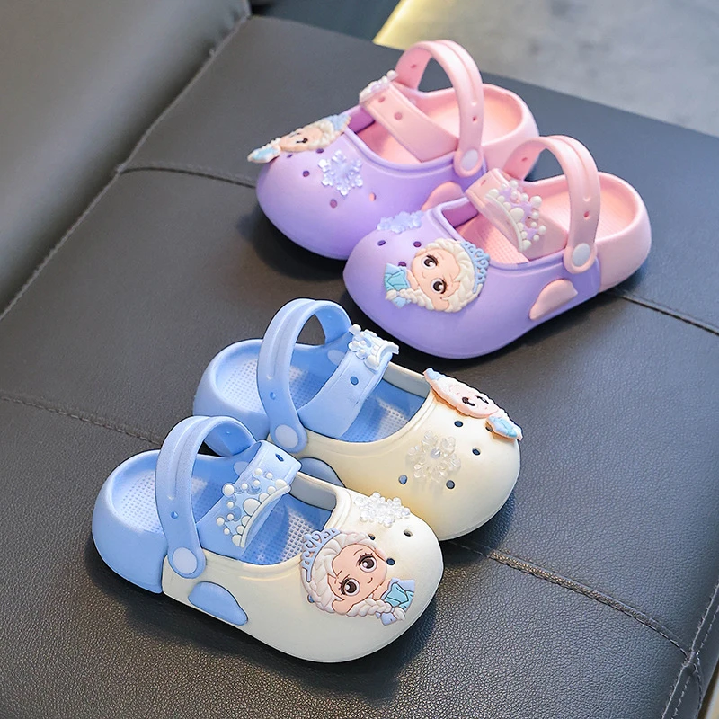 Summer Children'S ClogsGirls' Princess Sandals, Non-Slip And BreathableToddlers EVA Lightweight Soft-Soled Baby Sandals