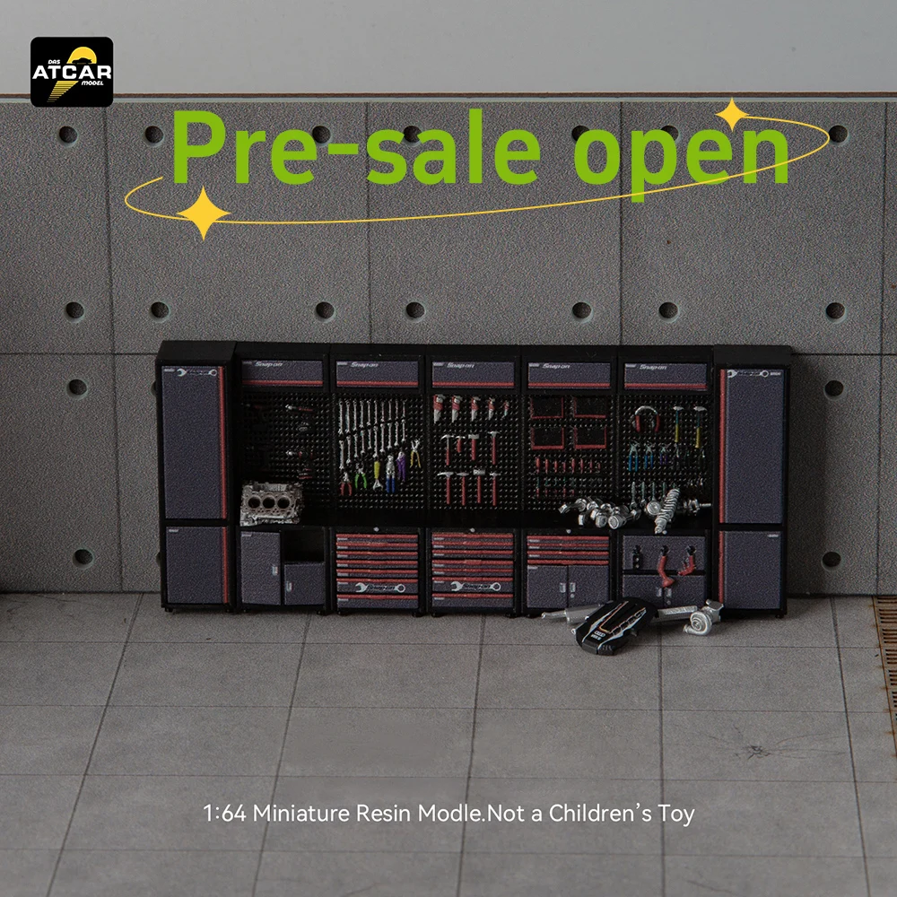 

Presale Kicarmod 1/64 Modular Auto Repair Workshop S1 Resin Miniature Scene Diorama Supplies For Model Car