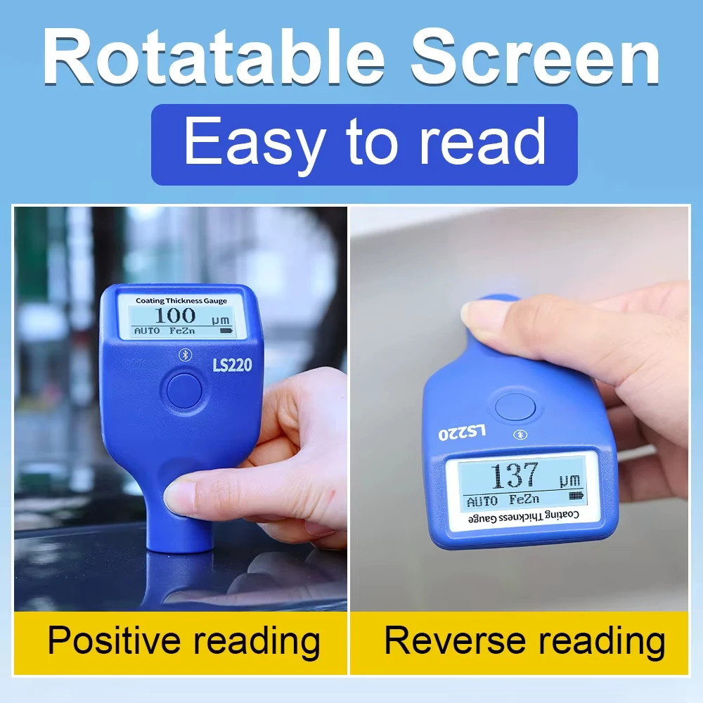 Fabriek Groothandel LS220 Digitale Autolak Inspectie Apparaat Laagdiktedetector Autotester Verfdiktemeter