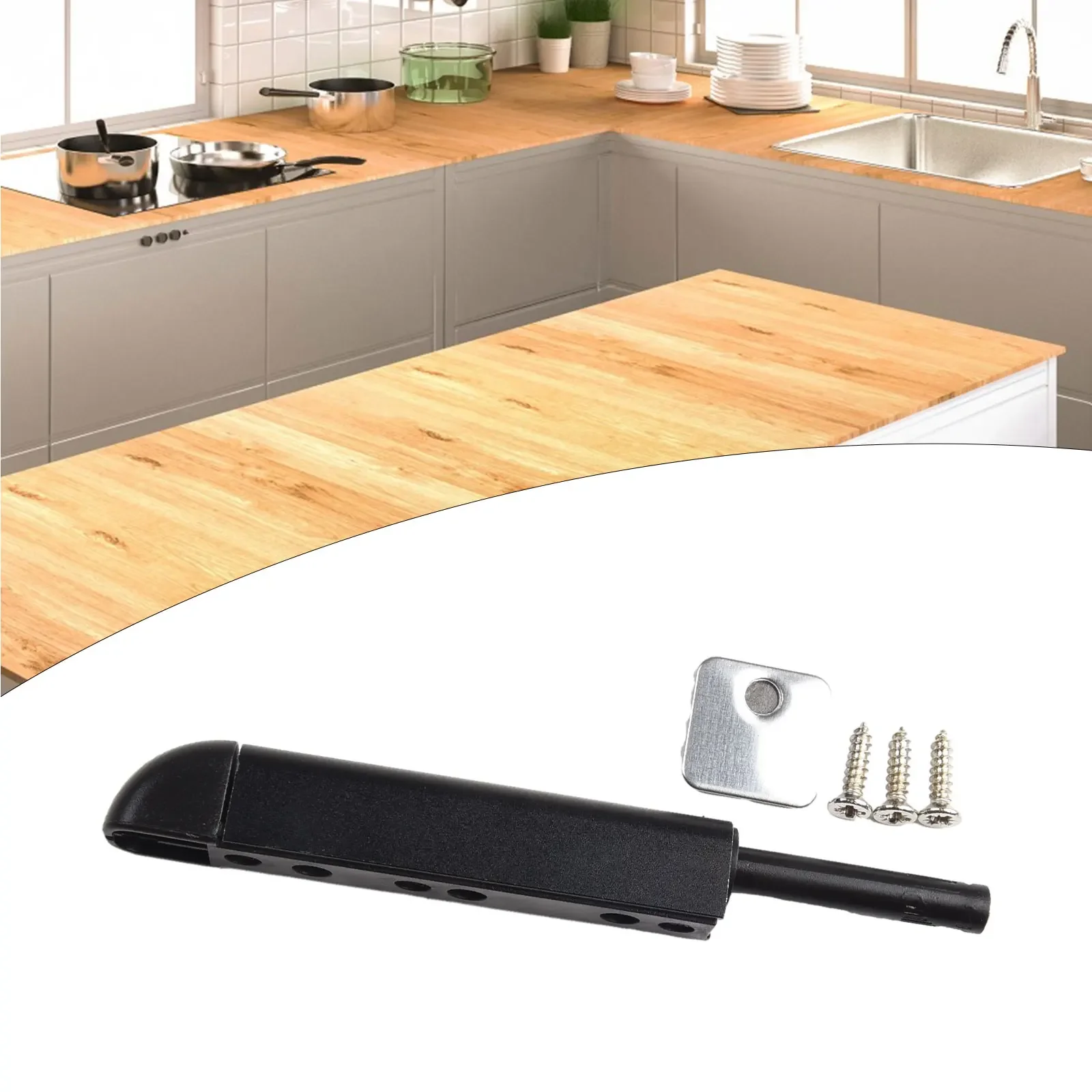 Catch Latch Hinge Cupboard Cabinet Push To Open Alloy Installation In The Absence Of Shake Handshandle Drawer Or Cabinet