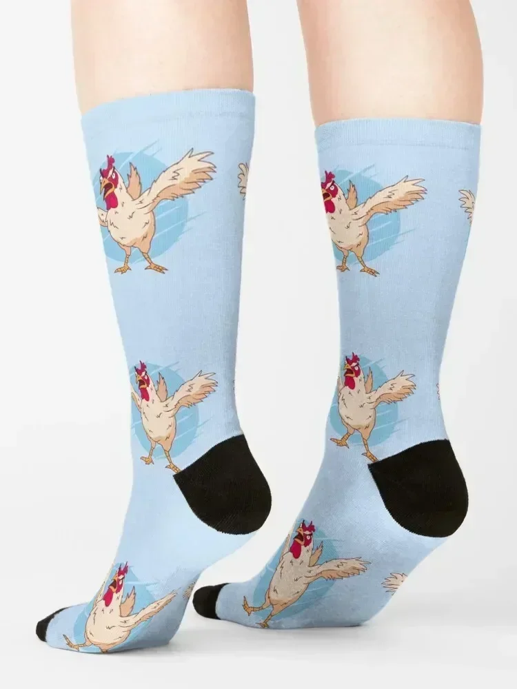 Angry Chicken Socks football Stockings funny gift short Men's Socks Luxury Women's