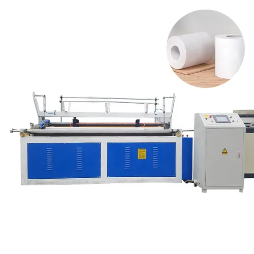 Imagen 2 del producto Máquina para fabricar papel higiénico completamente automática, rebobinadora de rollos de papel higiénico, superventas