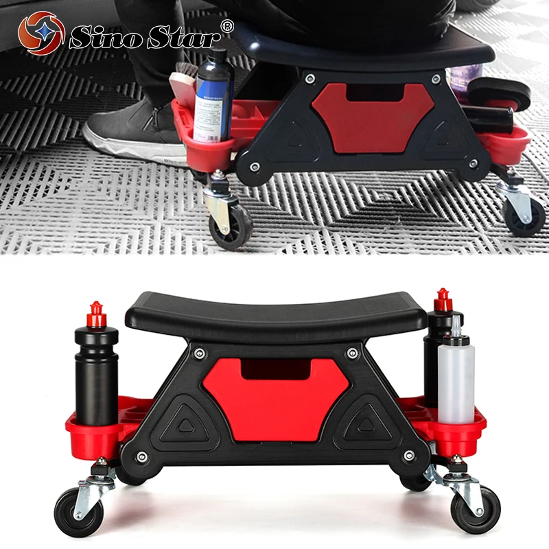 Car Accessories Supplies Vehicle Products Beauty Work Stools Mobile Tool Storage Stool Mechanics Creeper Car Storage Organizer