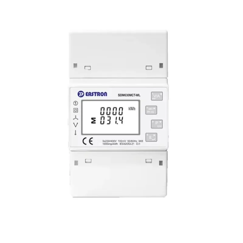 2025SDM630MCT-ML-TCP Ethernet Modbus TCP IP Input Power Analyzer, Multi function Din Rail Electricity Meter