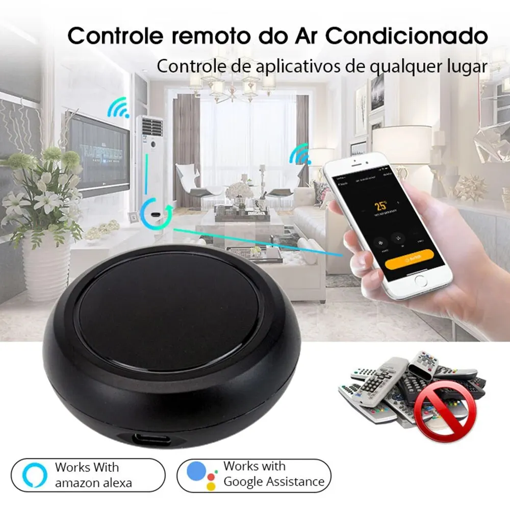 WiFi Smart IR Remote Control Universal Tuya Infrared Remote Blaster IR Controller Voice Control for TV AC DVD Alexa Google Home