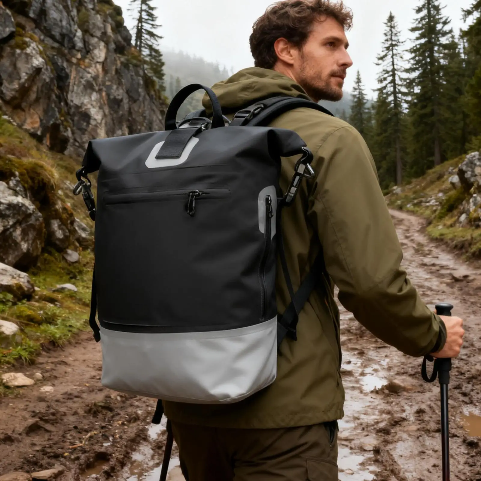 

Спортивная сумка 25л, водонепроницаемая альпинистская сумка, легкие уличные сумки большой вместимости для мужчин, походы, кемпинга, треккинга на открытом воздухе