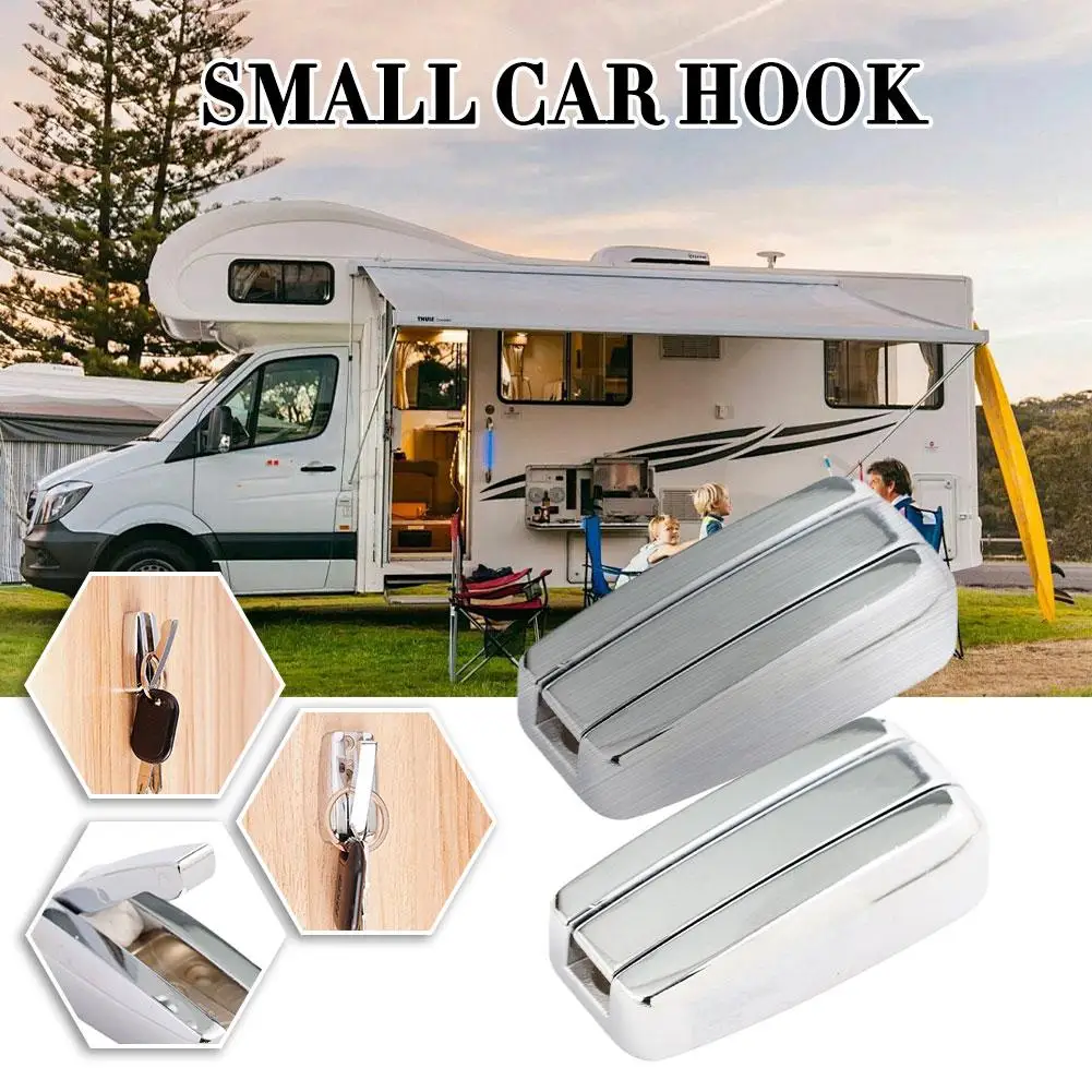 

Parts Zinc Alloy RV Motorhome Screw Mount Bathroom Towel Hanger Bedroom Parts Bag Other Hook Accessories Vehicle Coat M8C8