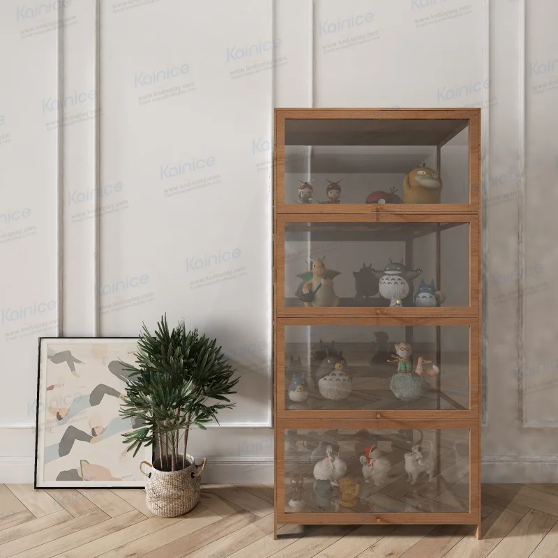 

Customize.Kainice Toys Organizer Wood Storage Kids Disassemble Acrylic Display Cabinet Minifigure Rack Bedroom Living Room Offic