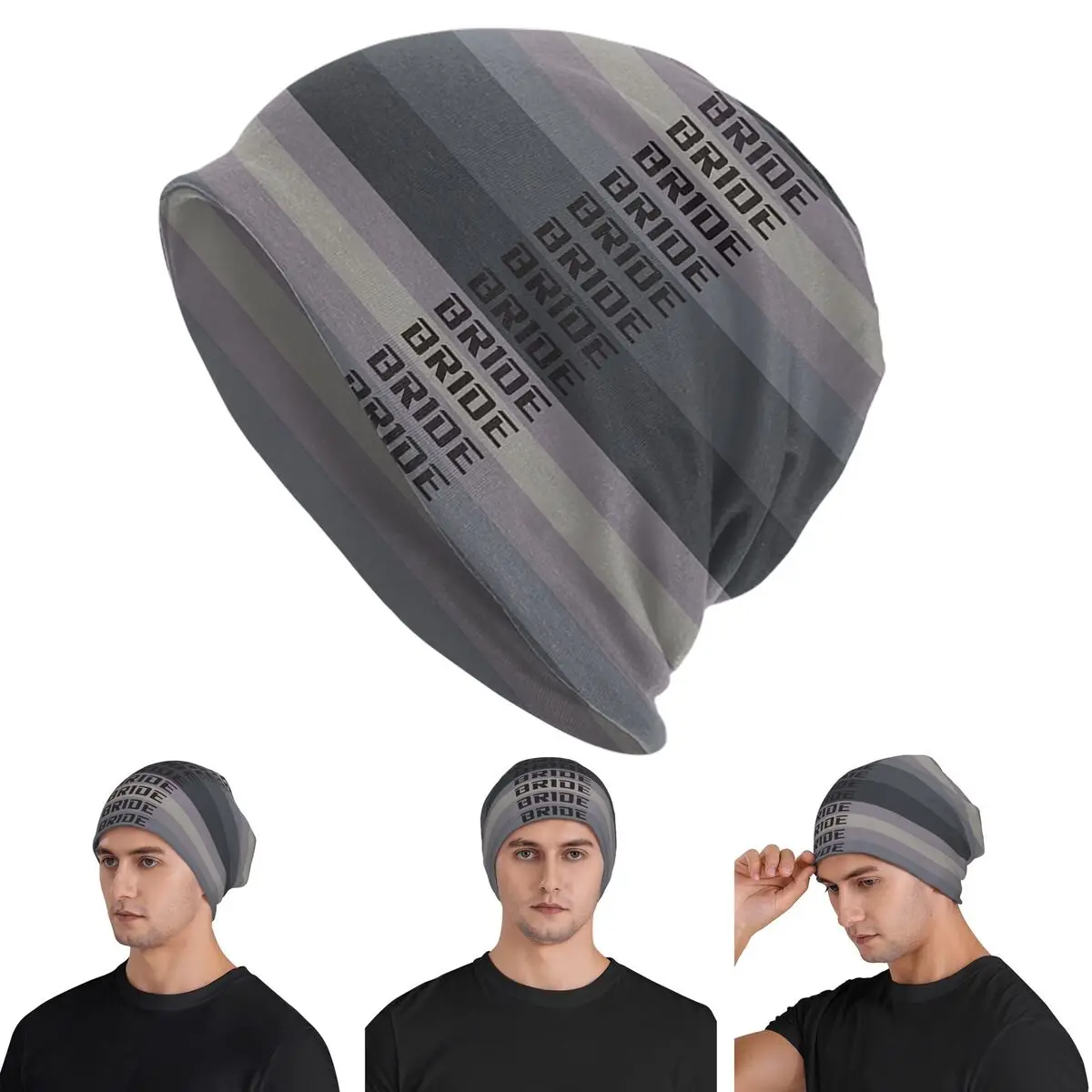 Bride Jdm Material Warm Knitted Cap Fashion Bonnet Hat Autumn Winter Outdoor Beanies Hats for Men Women Adult
