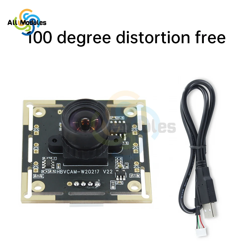 OV9732 1MP Camera Module 100 Degree MJPG/YUY2 Adjustable Manual Focus High-Definition Camera 60 Degrees 72 Degrees 160 Degrees